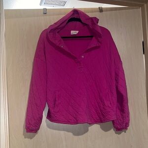 Universal Threads  Pink Quilted Hoodie